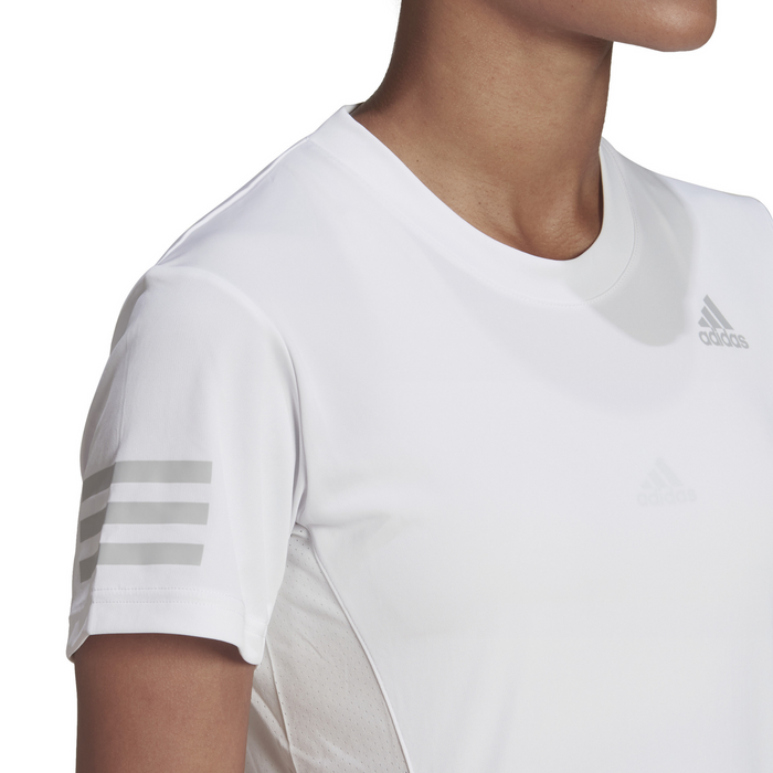 Adidas Club Tee Women Tennis T-Shirt - White/Grey Two