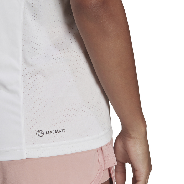 Adidas Club Tee Women Tennis T-Shirt - White/Grey Two