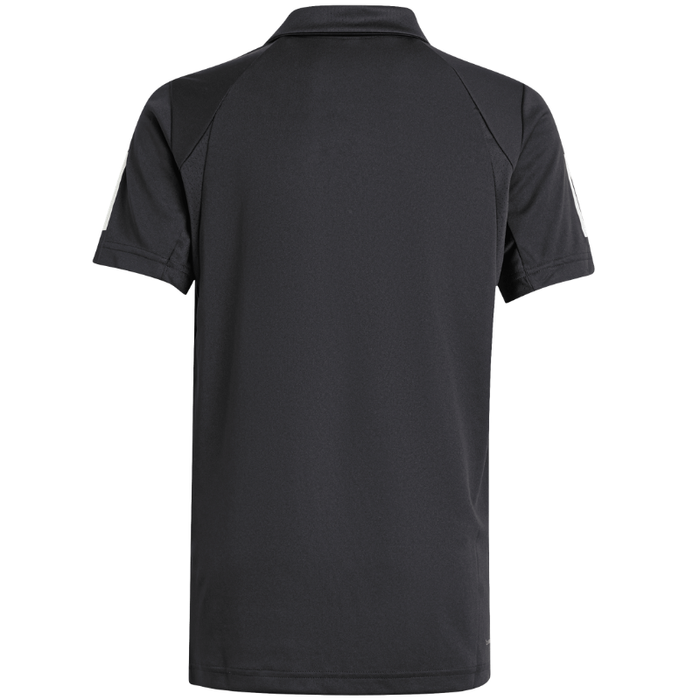 Adidas CLUB TENNIS 3-Stripes Boys Tennis Polo Shirt - Black