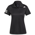 Adidas Club Womens Tennis Polo Shirt - Black/White/White