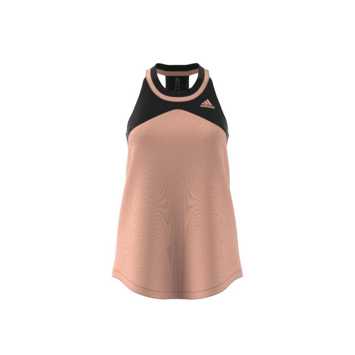 Adidas Club Womens Tennis Tank - Ambient Blush/Black