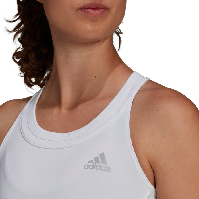 Adidas Club Womens Tennis Tank - White/Grey Two