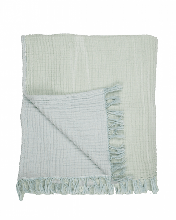Cocoon Muslin Cotton Blanket- Sage