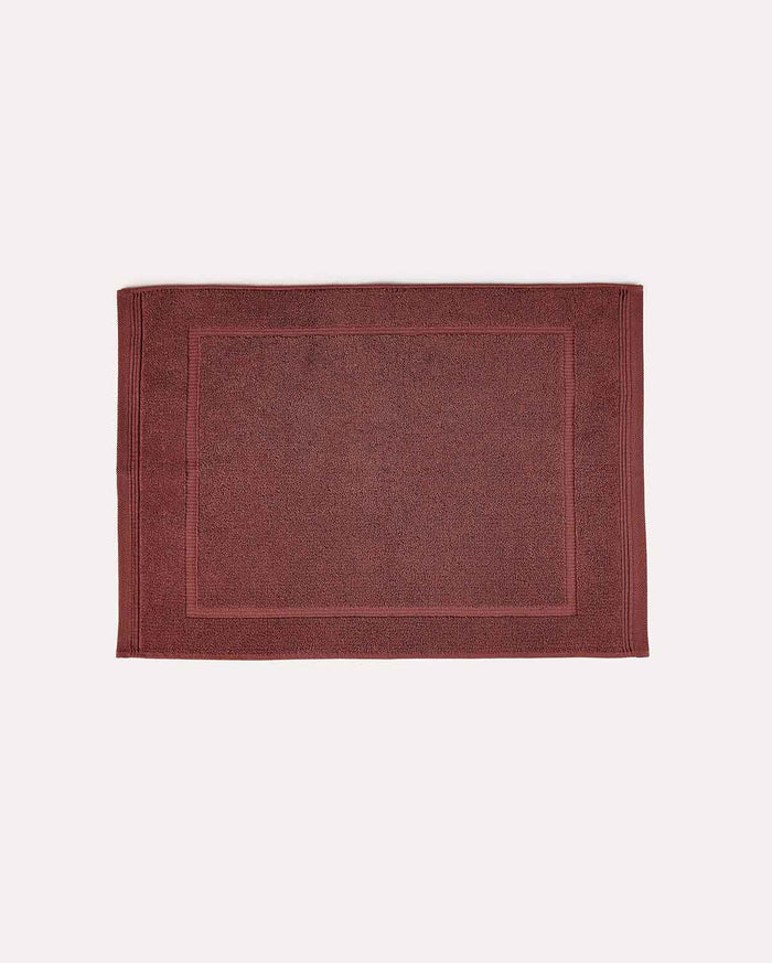 Cotton Bath Mat - Dusty Rose - Ocoza