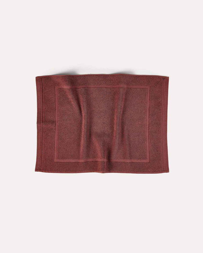 Cotton Bath Mat - Dusty Rose