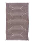 Cotton Southwestern Peshtemal Towel - Wine