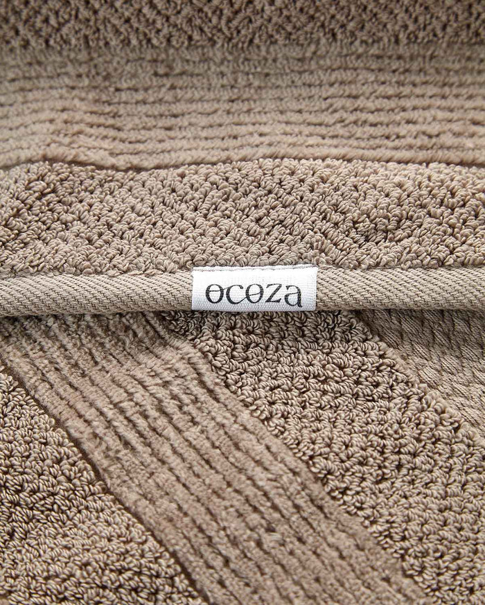 Cotton Velvet Towel Set - Dark Chocolate (2 Towels)