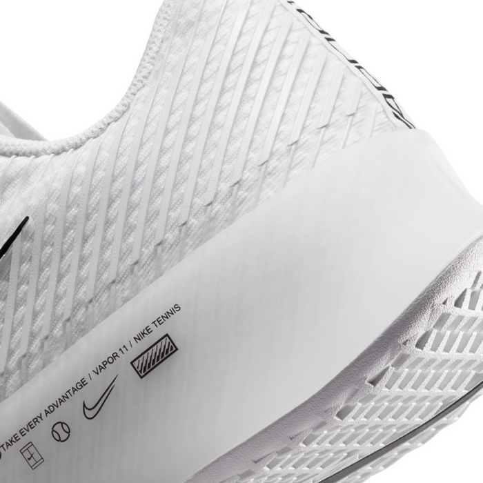 Nike Court Air Zoom Vapor 11 Hard Court Mens Tennis Shoes -  White/Black-Summit White
