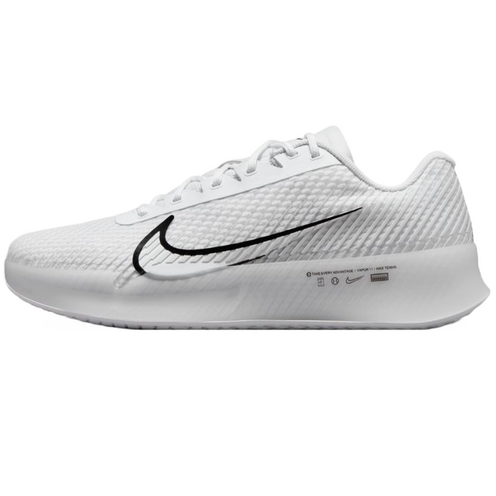 Nike Court Air Zoom Vapor 11 Hard Court Mens Tennis Shoes -  White/Black-Summit White