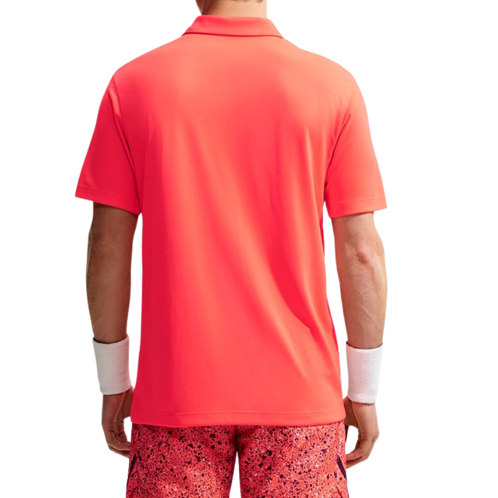 Nike Court Dri-FIT Mens Tennis Polo - Bright Crimson/Black