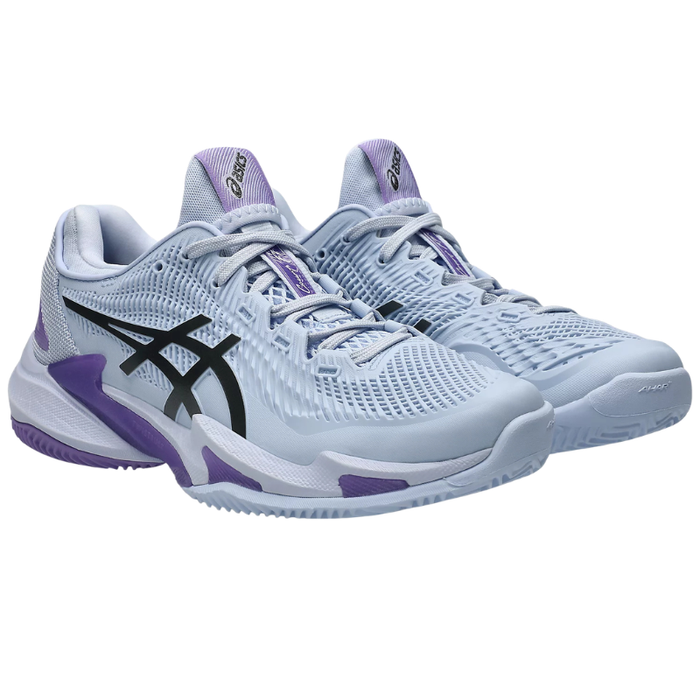 Asics COURT FF 3 CLAY NIGHT ENERGY Womens Tennis Shoes - Blue Fade/Gunmetal