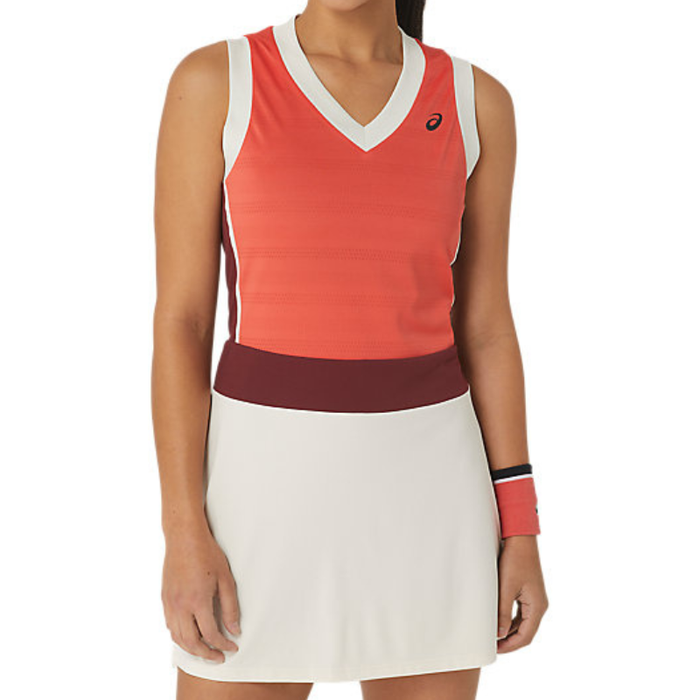 Asics Court GPX Women Tennis Dress - Red Snapper
