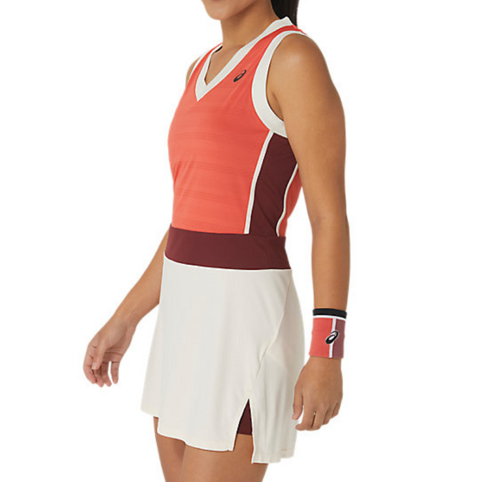 Asics Court GPX Women Tennis Dress - Red Snapper