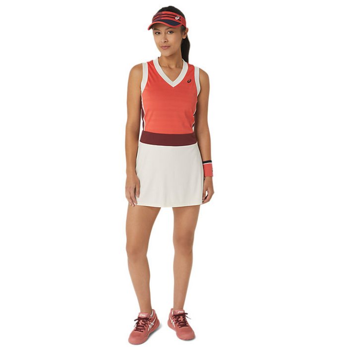 Asics Court GPX Women Tennis Dress - Red Snapper