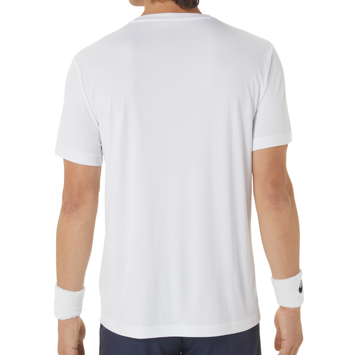 Asics Court Graphic Men Tennis Tee - Brilliant White