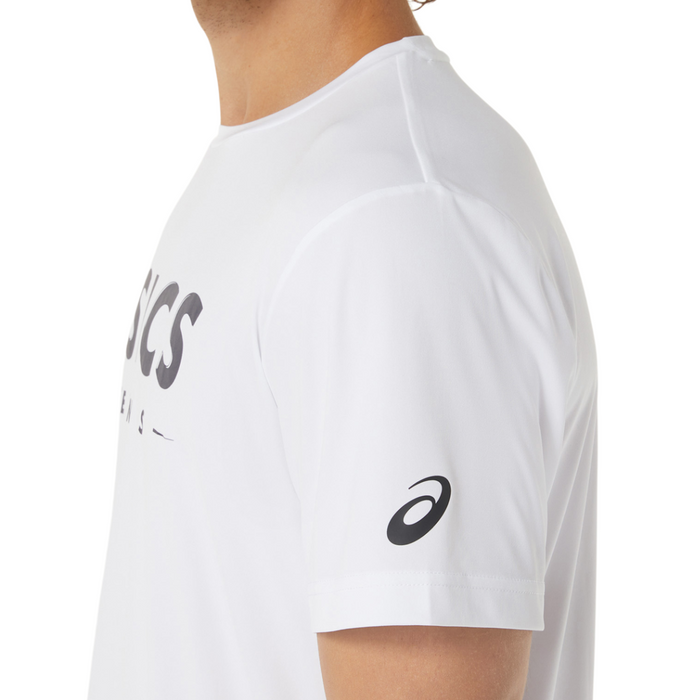 Asics Court Graphic Men Tennis Tee - Brilliant White