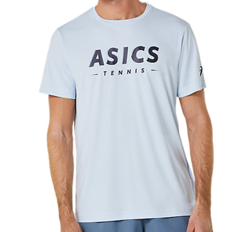 Asics Court Graphic Men Tennis Tee - Soft Sky