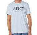 Asics Court Graphic Men Tennis Tee - Soft Sky