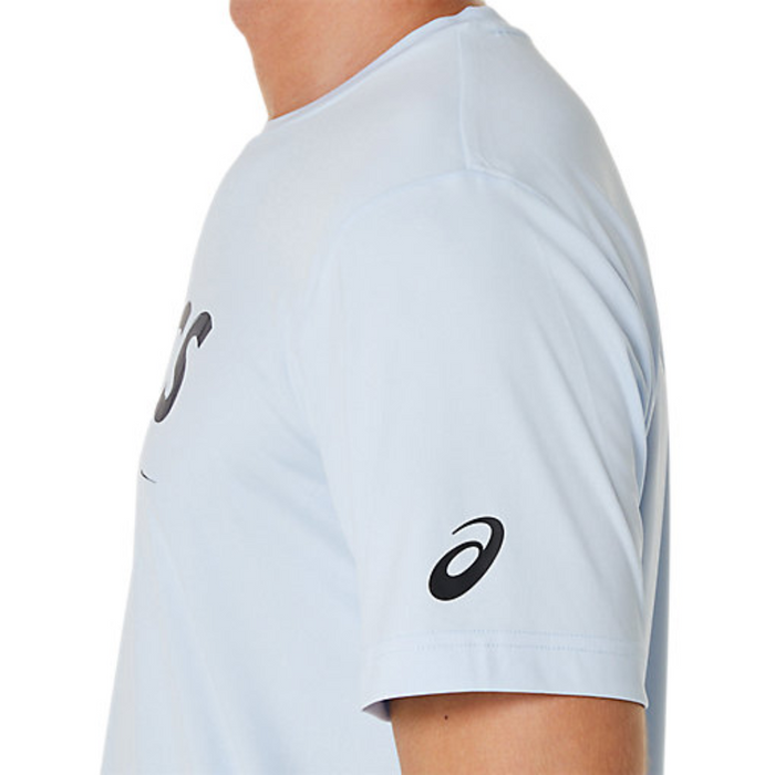 Asics Court Graphic Men Tennis Tee - Soft Sky