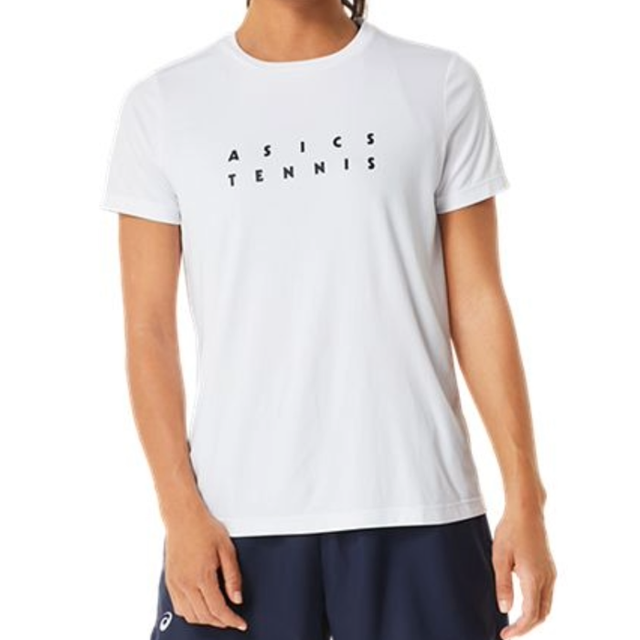 Asics Court Graphic Women Tennis Tee - Brilliant White