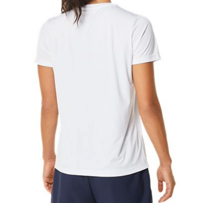 Asics Court Graphic Women Tennis Tee - Brilliant White