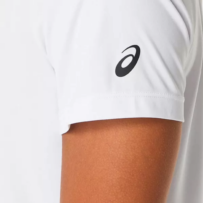 Asics Court Graphic Women Tennis Tee - Brilliant White