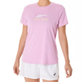 Asics Court Graphic Women Tennis Tee - Light Ube/Brilliant White