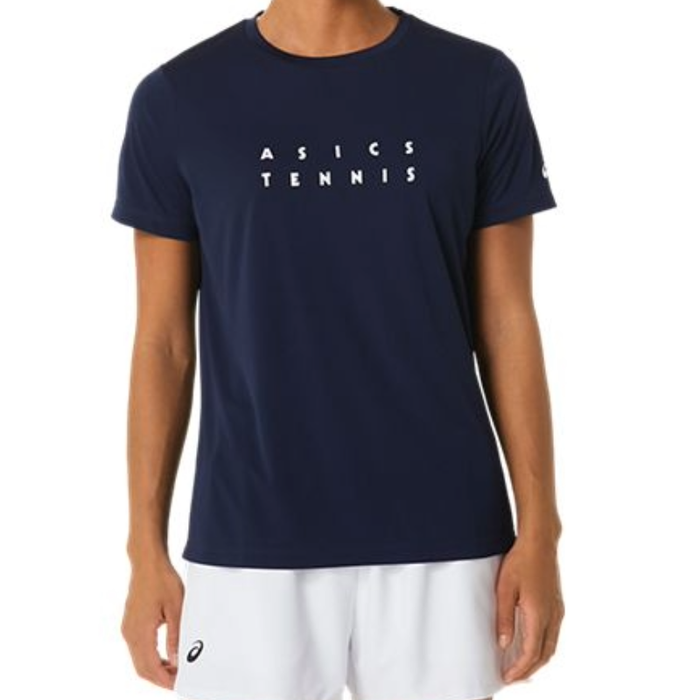 Asics Court Graphic Women Tennis Tee - Midnight