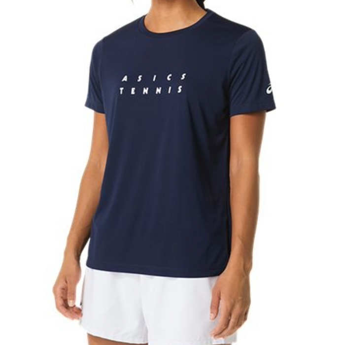 Asics Court Graphic Women Tennis Tee - Midnight