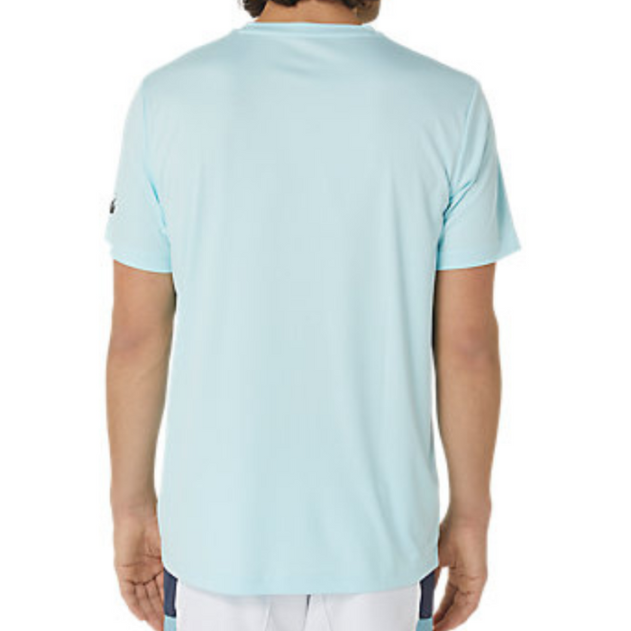 Asics Court GS Graphic Mens Tennis Tee - Aquamarine