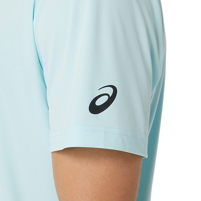 Asics Court GS Graphic Mens Tennis Tee - Aquamarine