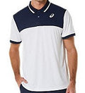 Asics Court Men Tennis Polo Shirt - Brilliant White/Midnight