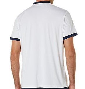 Asics Court Men Tennis Polo Shirt - Brilliant White/Midnight