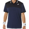 Asics Court Men Tennis Polo Shirt - Midnight/Performance Black
