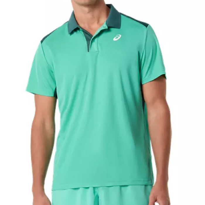 Asics Court Mens Tennis Polo - Aurora Green