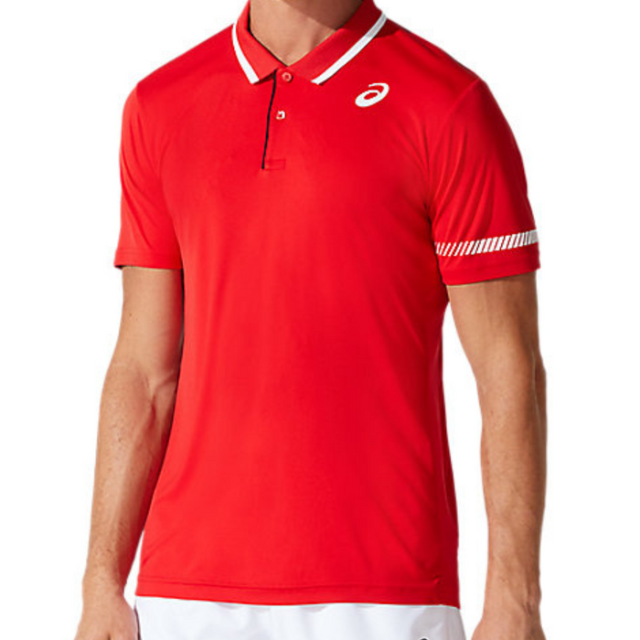 Asics Court Mens Tennis Polo - Classic Red