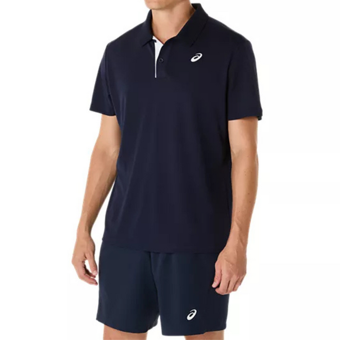 Asics Court Mens Tennis Polo - Midnight