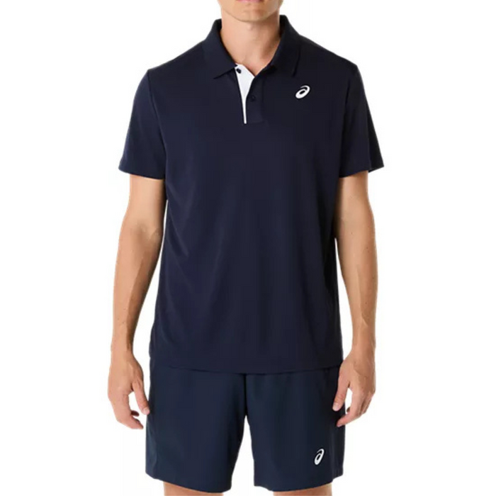 Asics Court Mens Tennis Polo - Midnight