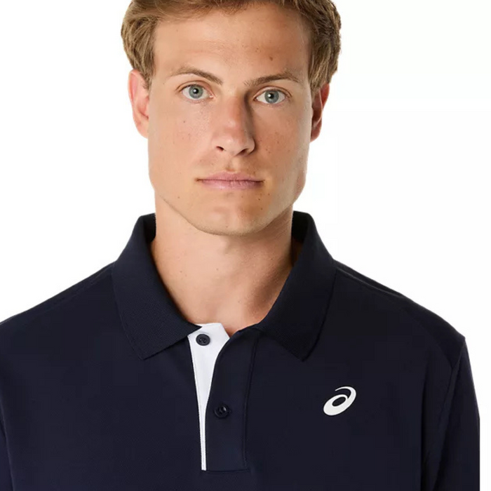 Asics Court Mens Tennis Polo - Midnight