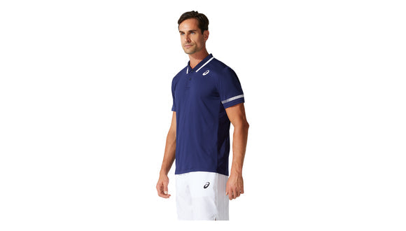 Asics Court Mens Tennis Polo - Peacoat