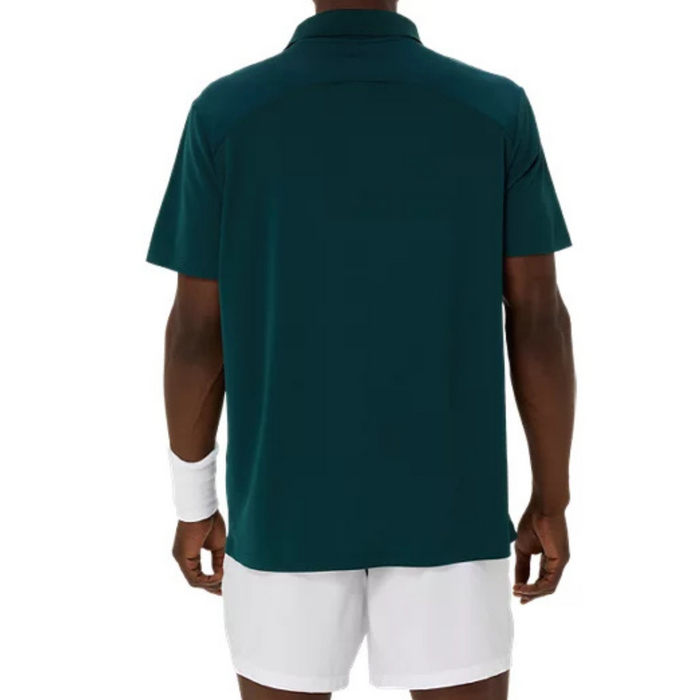 Asics Court Mens Tennis Polo - Saxon Green