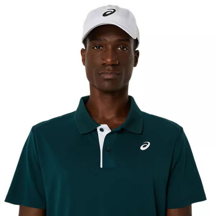 Asics Court Mens Tennis Polo - Saxon Green
