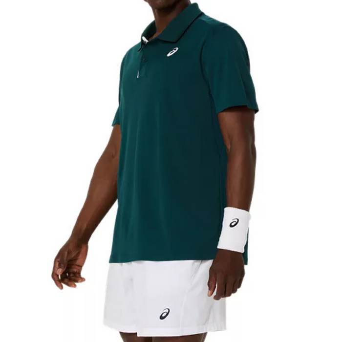 Asics Court Mens Tennis Polo - Saxon Green