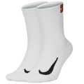 Nike Court Multiplier Cushioned 2 Pairs Tennis Crew Socks - White