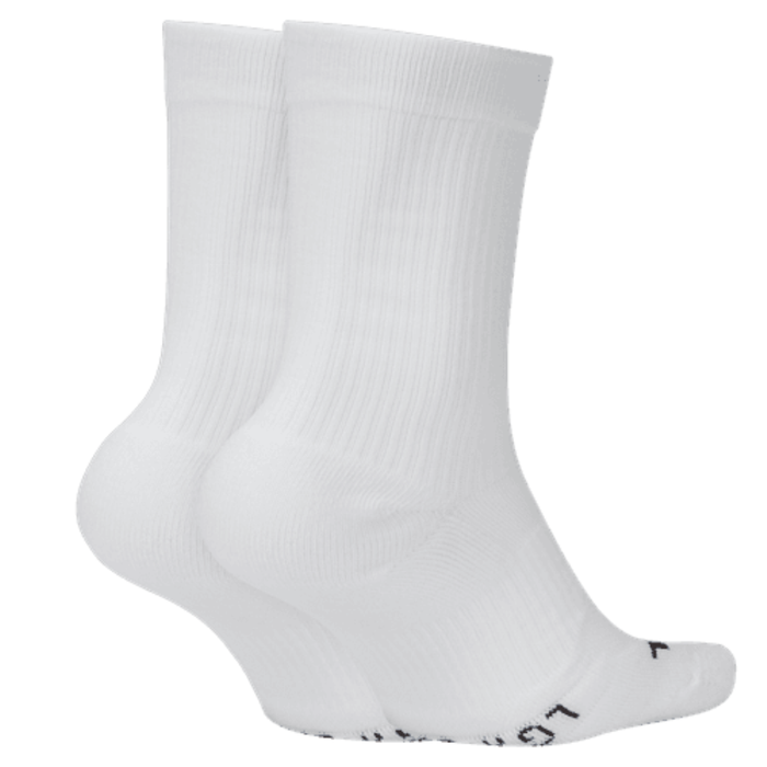 Nike Court Multiplier Cushioned 2 Pairs Tennis Crew Socks - White