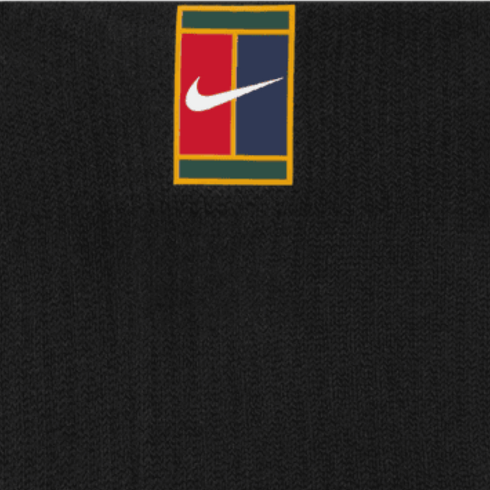 Nike Court Multiplier Max 2 Pairs Tennis Ankle Socks - Black/Black