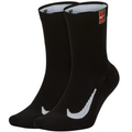 Nike Court Multiplier Max Cushioned 2 Pairs Tennis Crew Socks - Black