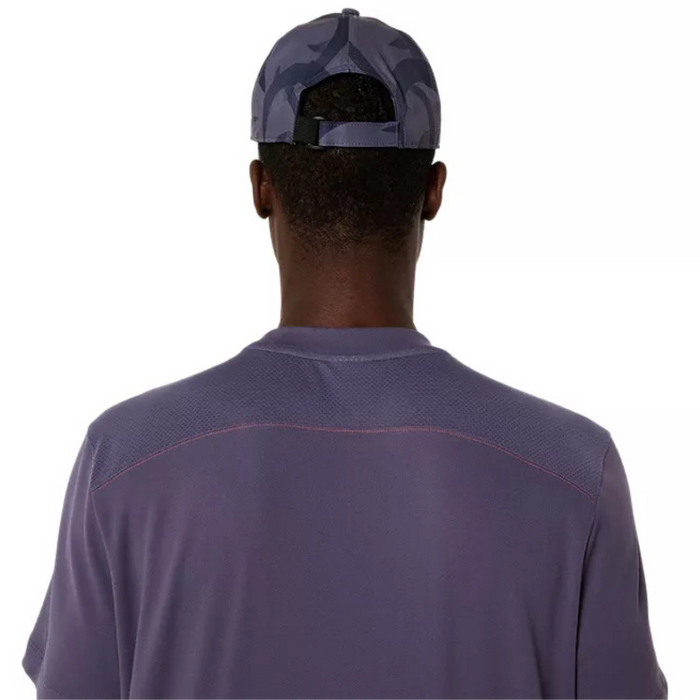 Asics Court Short Sleeve Mens Tennis Top - Greyish Purple