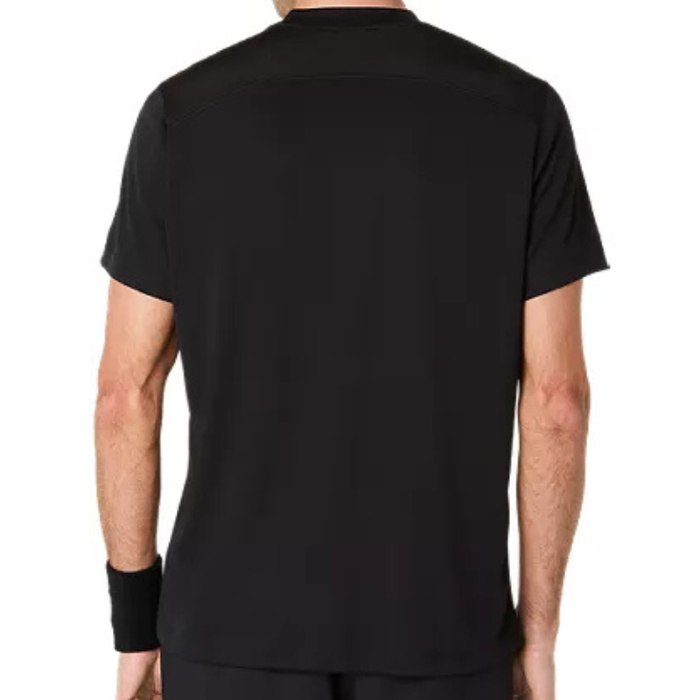 Asics COURT Short Sleeve Mens Tennis Top - Performance Black