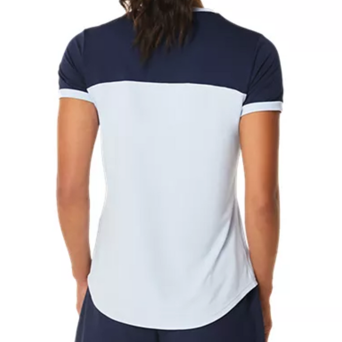 Asics Court SS Women Tennis Top - Soft Sky/Midnight